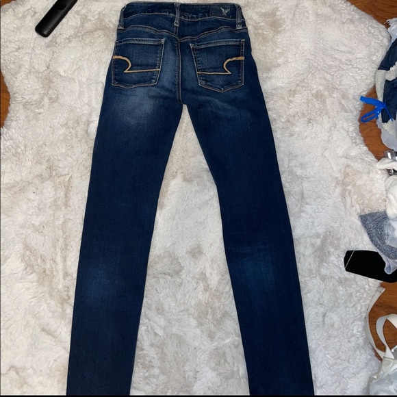 American Eagle Super Stretch Jeans Size 00 - Picture 2 of 2